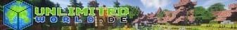 Unlimitedworld banner Unlimitedworld Minecraft server banner