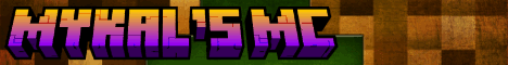 Mykals MC banner Mykals MC Minecraft server banner