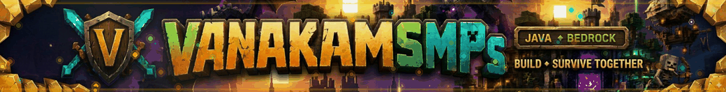 VANAKAMSMPs banner VANAKAMSMPs Minecraft server banner