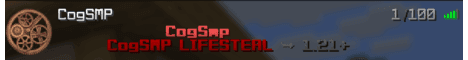 CogSMP banner CogSMP Minecraft server banner