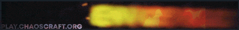 ChaosCraft banner ChaosCraft Minecraft server banner