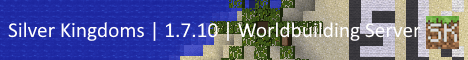 Silver Kingdoms banner Silver Kingdoms Minecraft server banner