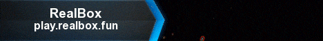 RealBox banner RealBox Minecraft server banner