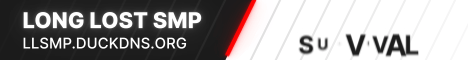 Long Lost SMP banner Long Lost SMP Minecraft server banner