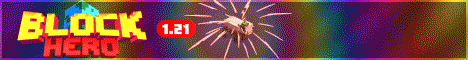 BlockHero banner BlockHero Minecraft server banner