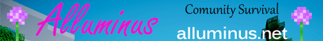 Alluminus banner Alluminus Minecraft server banner