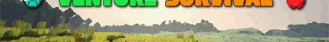 Venture MC banner Venture MC Minecraft server banner