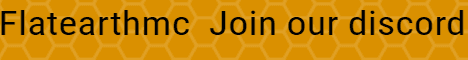 Flatearthmc banner Flatearthmc Minecraft server banner