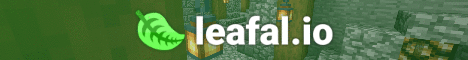 leafal.io banner leafal.io Minecraft server banner