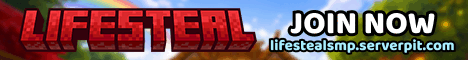 Creative Lifesteal SMP banner Creative Lifesteal SMP Minecraft server banner