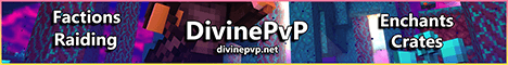 DivinePvP banner DivinePvP Minecraft server banner