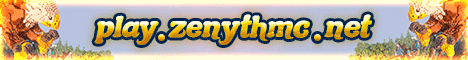 ZenythMC Network banner ZenythMC Network Minecraft server banner