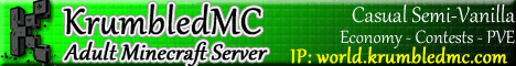 KrumbledMC banner KrumbledMC Minecraft server banner