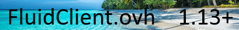 Fluid Client Lounge banner Fluid Client Lounge Minecraft server banner