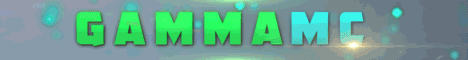 GammaMC Network banner GammaMC Network Minecraft server banner