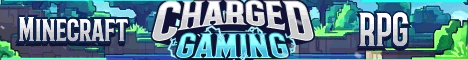 Charged Gaming banner Charged Gaming Minecraft server banner
