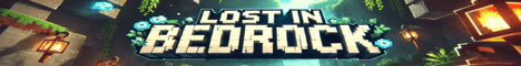 LostInBedrock banner LostInBedrock Minecraft server banner