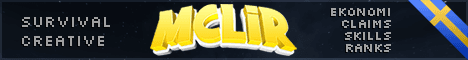 MClir.se banner MClir.se Minecraft server banner