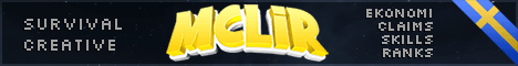 MClir.se banner MClir.se Minecraft server banner