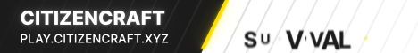CitizenCraft banner CitizenCraft Minecraft server banner