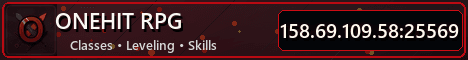 OneHit banner OneHit Minecraft server banner