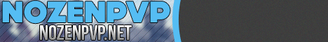 NoZenPvP banner NoZenPvP Minecraft server banner