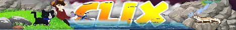 Clix Mc banner Clix Mc Minecraft server banner
