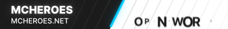 McHeroes banner McHeroes Minecraft server banner