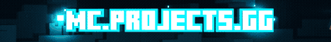 PROJECTS banner PROJECTS Minecraft server banner