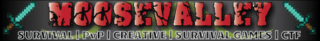 MooseValley banner MooseValley Minecraft server banner