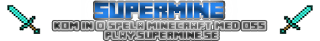 Supermine banner Supermine Minecraft server banner