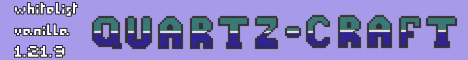 Quartz-Craft banner Quartz-Craft Minecraft server banner