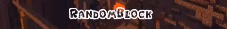 Randomblock banner Randomblock Minecraft server banner