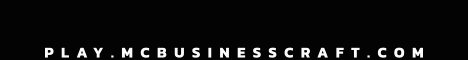 BusinessCraft banner BusinessCraft Minecraft server banner