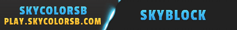 SkyColorSB banner SkyColorSB Minecraft server banner