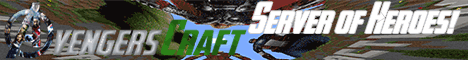 AvengersCraft banner AvengersCraft Minecraft server banner