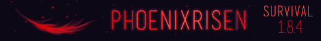 PhoenixRisen banner PhoenixRisen Minecraft server banner