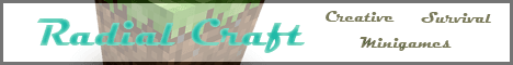 RadialCraft banner RadialCraft Minecraft server banner