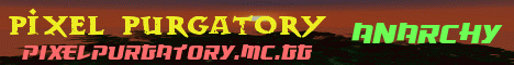 Pixel Purgatory banner Pixel Purgatory Minecraft server banner
