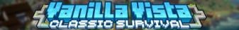 Vanilla Vista banner Vanilla Vista Minecraft server banner