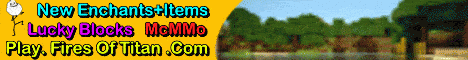 Fires Of Titan banner Fires Of Titan Minecraft server banner