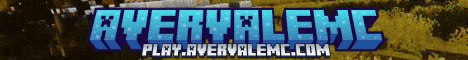 AvervaleMC banner AvervaleMC Minecraft server banner