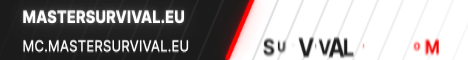 Master Survival banner Master Survival Minecraft server banner