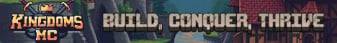KingdomsMC banner KingdomsMC Minecraft server banner