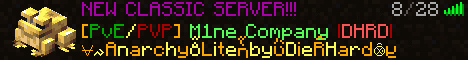 M1ne Company banner M1ne Company Minecraft server banner