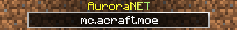 AuroraCraft banner AuroraCraft Minecraft server banner