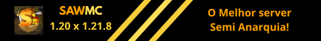 SawMC banner SawMC Minecraft server banner