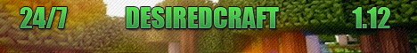DesiredCraft Network banner DesiredCraft Network Minecraft server banner