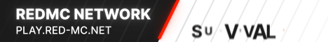 RedMC Network banner RedMC Network Minecraft server banner