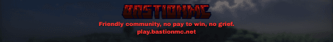 BastionMC banner BastionMC Minecraft server banner